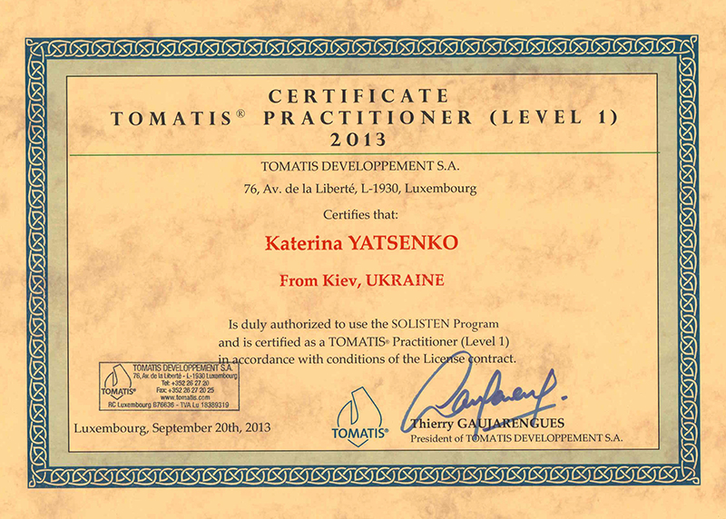 The Tomatis method for children