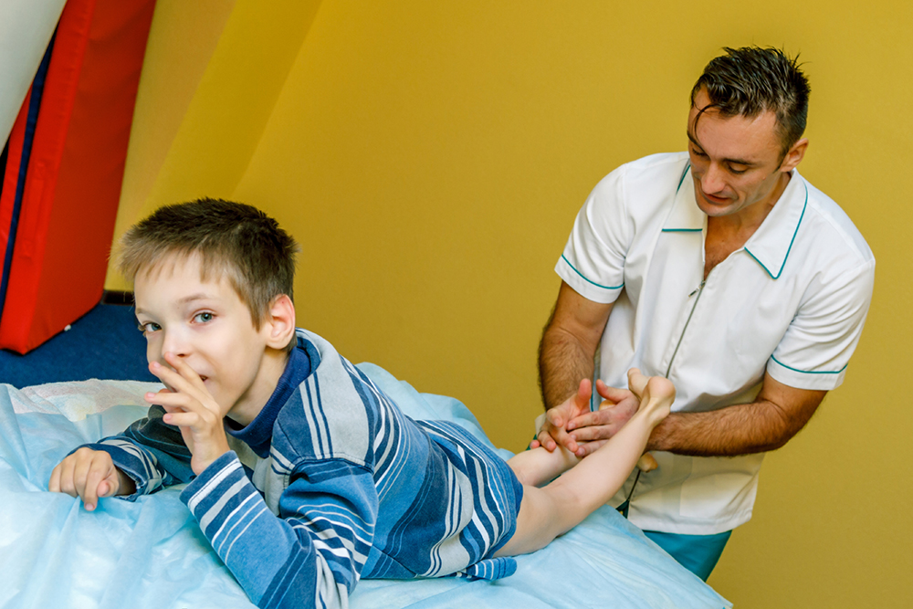 Therapeutic massage for children