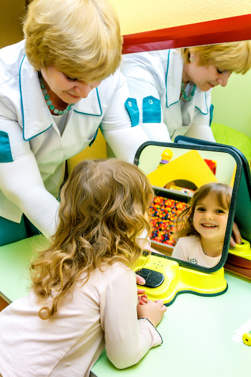 Speech therapy correction